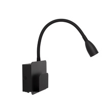 Seinävalaisin Design USB musta 12 V
