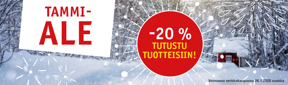 Hinnat voimassa verkkokaupassa 26.1.2025 saakka