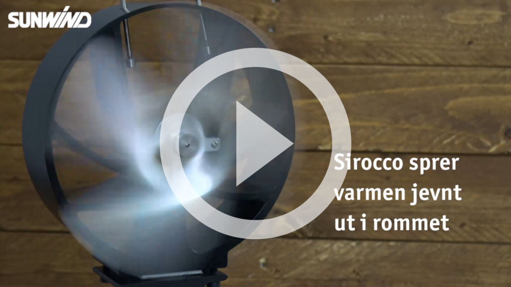 Sunwindin Sirocco lämpökäyttöinen tuuletin