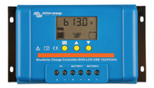 Lataussäädin Victron BlueSolar PWM DUO-LCD&USB 12/24V-20A 