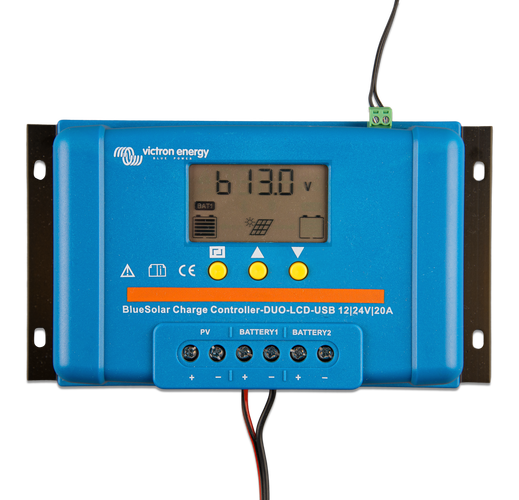 Lataussäädin Victron BlueSolar PWM LCD&USB 20A