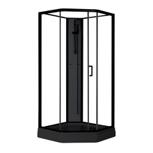 Suihkukaappi Elsa Black 90 x 90 x 205 cm 
