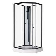 Suihkukaappi Aurora Home Black - 90 x 90 x 205 cm