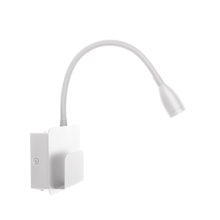 Seinävalaisin Design USB valkoinen 12 V