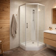 Suihkukaappi Aurora Home - 90 x 90 x 205 cm