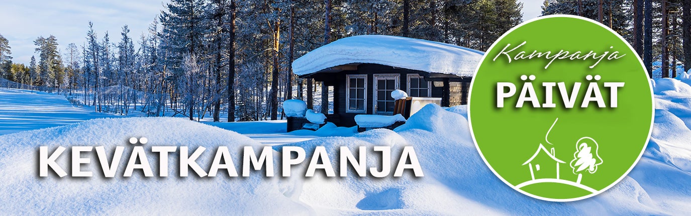 Kampanjan ajan valikoidut tuotteet jopa -25 %. Kampanja voimassa 13.4.2026 saakka.