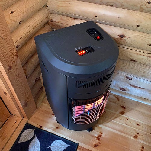 Kaasulämmitin Fan-tastic mökillä