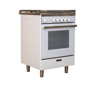 Kaasuliesi Glemgas Elegance 60 x 60, valkoinen