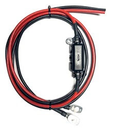 Akkukaapeli 2x6mm², 1,3m + sulake 30A 