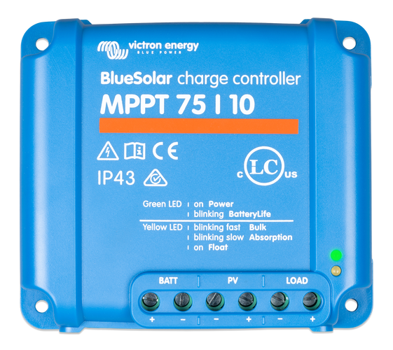 Lataussäädin Victron BlueSolar MPPT 75/10