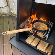 Paistinpannu Ø22cm, valurautaa