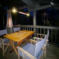 Terassilämmitin ripustettava 1500W musta - hover